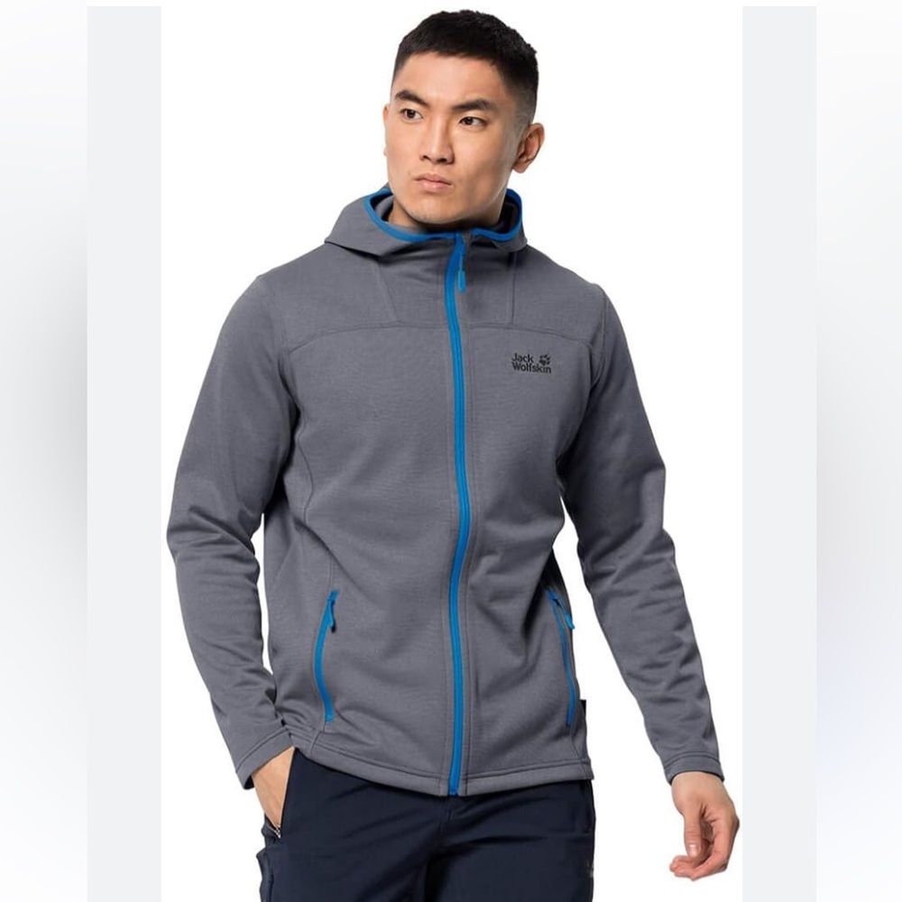 Jack Wolfskin Men's Horizon Hooded Fleece Jacket Size Small